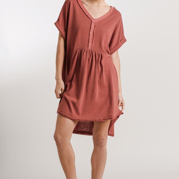 UMGEE OVERSIZED RELAXED HI-LOW RAW HEM DETAIL BLACK FREE PEOPLE VIBE AND… - Picture 6 of 6